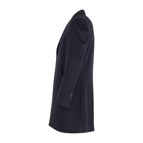 Havana & Co - Cappotto blu monopetto in lana per uomo | hc1001 k5150 50blu 2