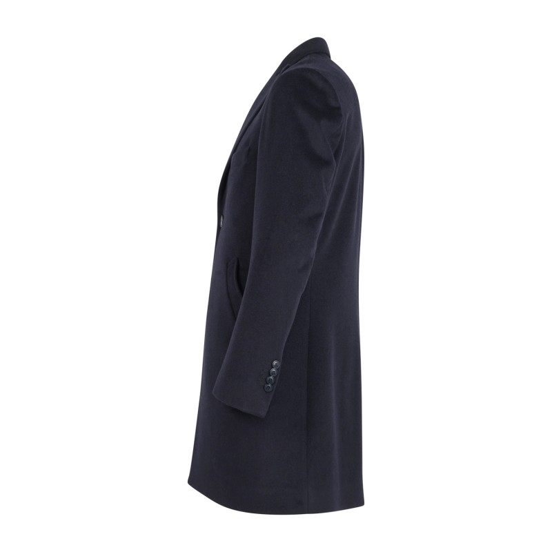 Havana & Co - Cappotto blu monopetto in lana per uomo | hc1001 k5150 50blu