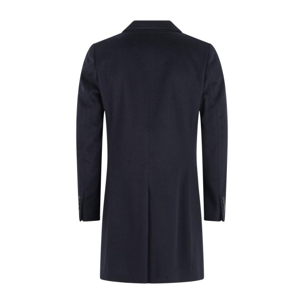 Havana & Co - Cappotto blu monopetto in lana per uomo | hc1001 k5150 50blu