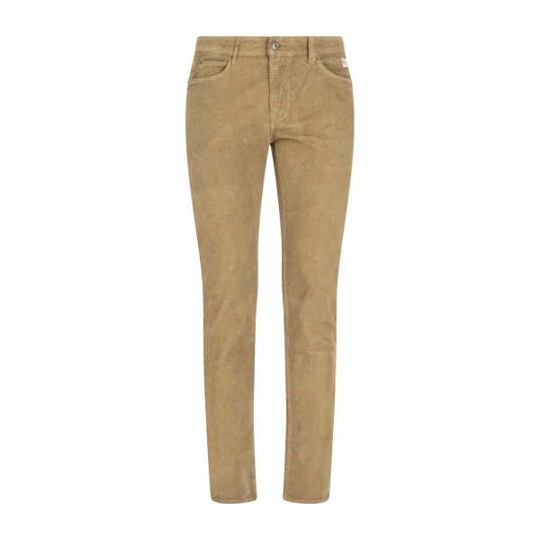 Roy Roger's - Pantalone beige in velluto a coste per uomo | rru089p3260112 c0005