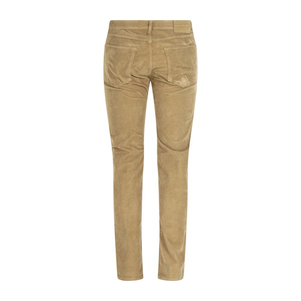 Roy Roger's - Pantalone beige in velluto a coste per uomo | rru089p3260112 c0005