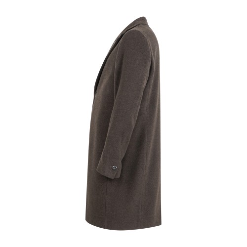 Officina36 - Cappotto marrone monopetto in lana per uomo | 0420000358 moro 2