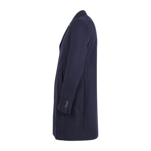 L.B.M. 1911 - Cappotto blu monopetto in lana e cashmere per uomo | m7490 2
