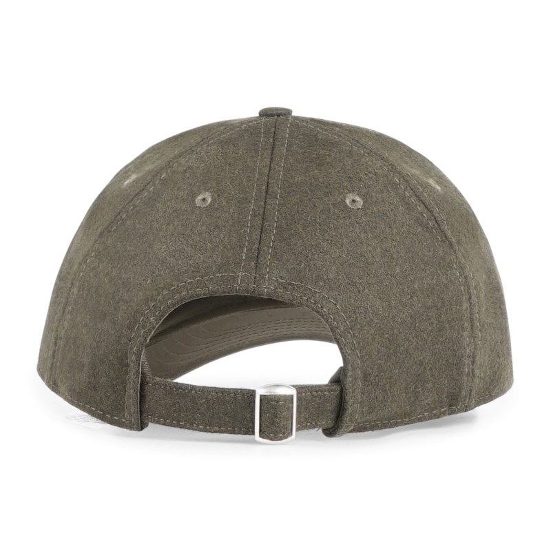 Roy Roger's - Cappello verde con visiera in lana con logo ricamato per uomo |