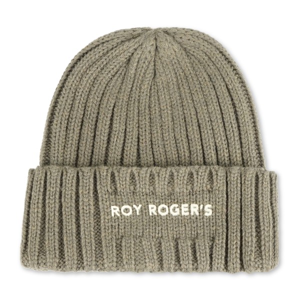 Roy Roger's - Cappello verde con lavorazione a coste larghe per uomo |