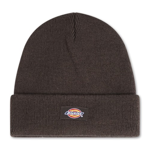 Dickies - Cappello marrone Gibsland a coste con patch logo sul fronte per uomo