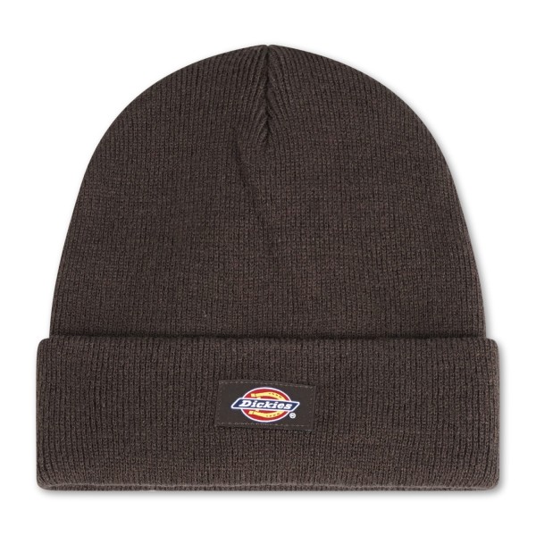 Dickies - Cappello marrone Gibsland a coste con patch logo sul fronte per uomo