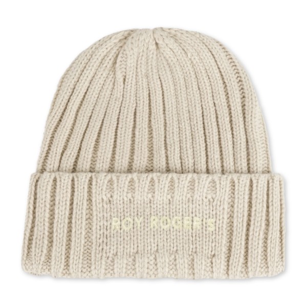 Roy Roger's - Cappello beige con lavorazione a coste larghe per uomo |