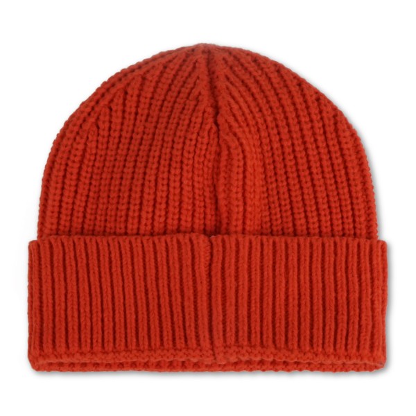 Roy Roger's - Cappello arancione con lavorazione e patch logo in jeans per uomo