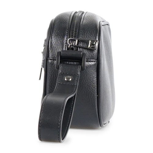 Armani Exchange - Beauty uomo nero in ecopelle conzip frontale logata per uomo 2