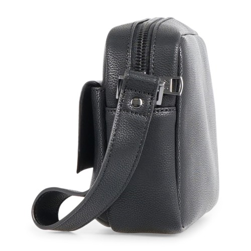 Armani Exchange - Beauty uomo nero in ecopelle con patta centrale per uomo | 2