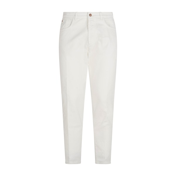 Officina36 - Jeans bianco 5 tasche bull carrot fit per uomo | 0299300359 bianco