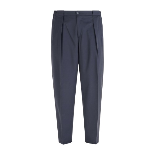 Briglia 1949 - Pantalone blu Portobellos in lana marzotto per uomo |