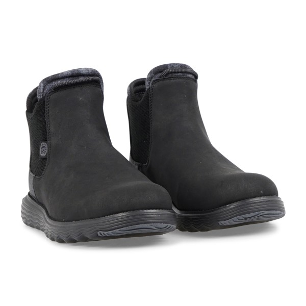 Hey Dude - Stivaletto nero in pelle scamosciata per uomo | 42065 branson