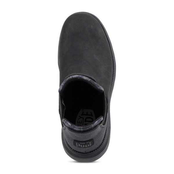 Hey Dude - Stivaletto nero in pelle scamosciata per uomo | 42065 branson