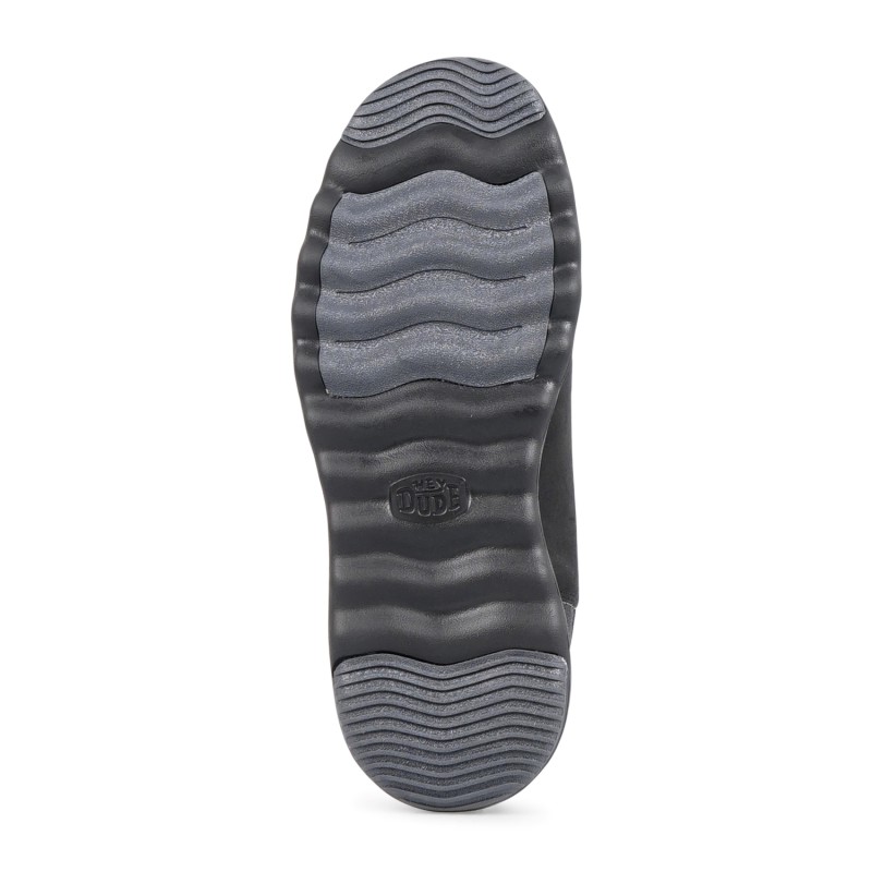 Hey Dude - Stivaletto nero in pelle scamosciata per uomo | 42065 branson