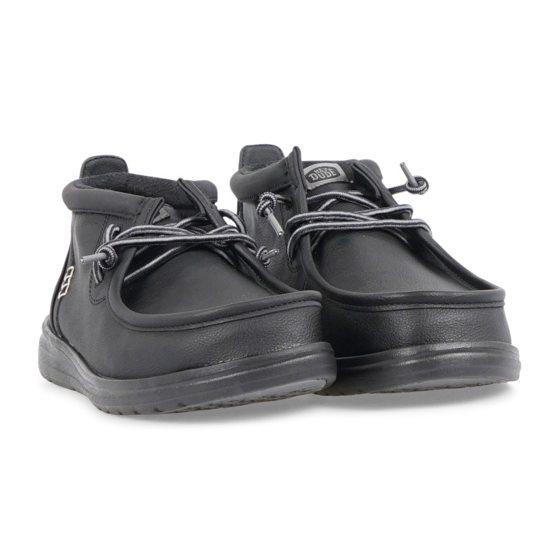 Hey Dude - Stivaletto nero in ecopelle con calzata Easy On per uomo | 42051