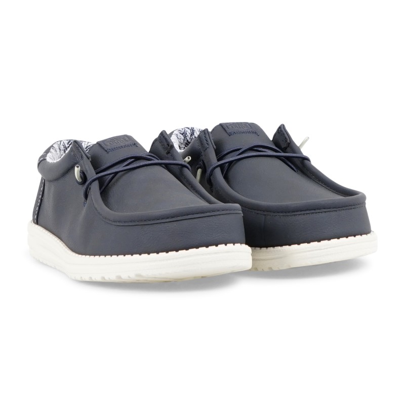 Hey Dude - Slip on blu in similpelle con calzata Easy On per uomo | 41894 410