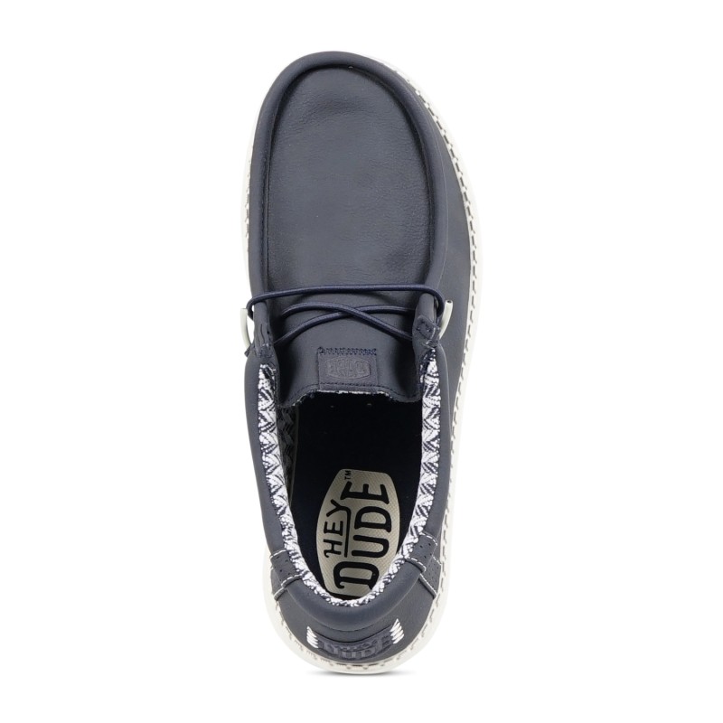 Hey Dude - Slip on blu in similpelle con calzata Easy On per uomo | 41894 410