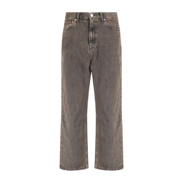 Dr.Denim - Jeans marrone 5 tasche Omar baggy fit per uomo | 2110102 jet brown