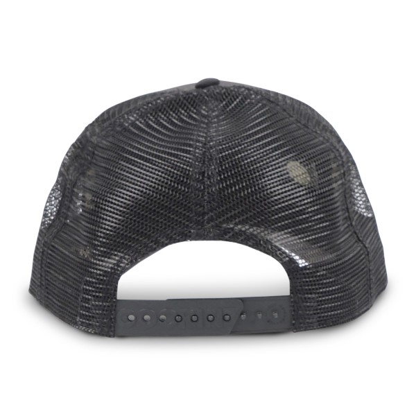 Goorin Bros. - Cappello nero con visiera e retro in retina con patch toro per