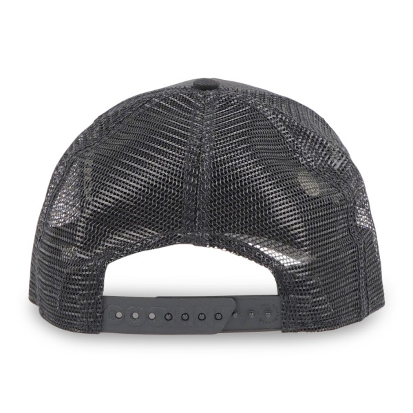 Goorin Bros. - Cappello nero con visiera e retro in retina con patch lupo per