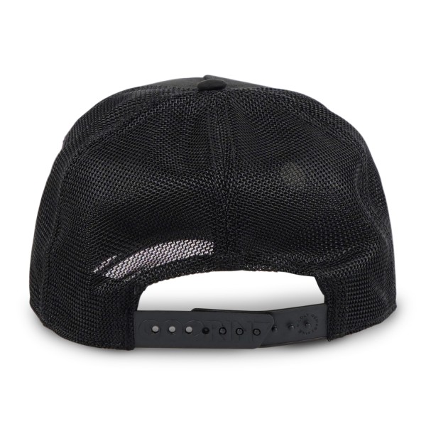 Goorin Bros. - Cappello nero con visiera e retro in retina con patch dorata