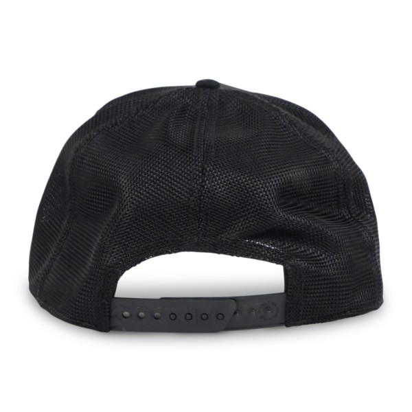 Goorin Bros. - Cappello nero con visiera e retro in retina con patch dorata
