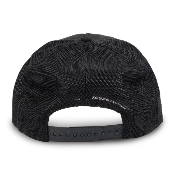 Goorin Bros. - Cappello nero con visiera e retro in retina con patch dorata