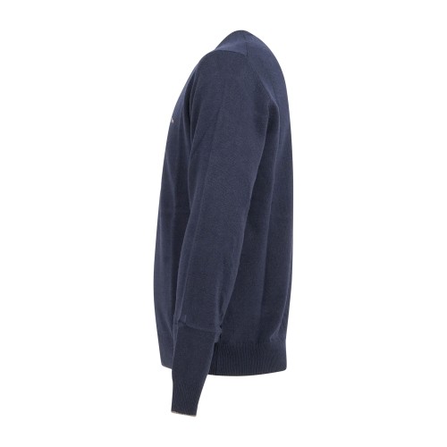 Harmont & Blaine - Maglione girocollo blu in lana e cashmere per uomo | 2