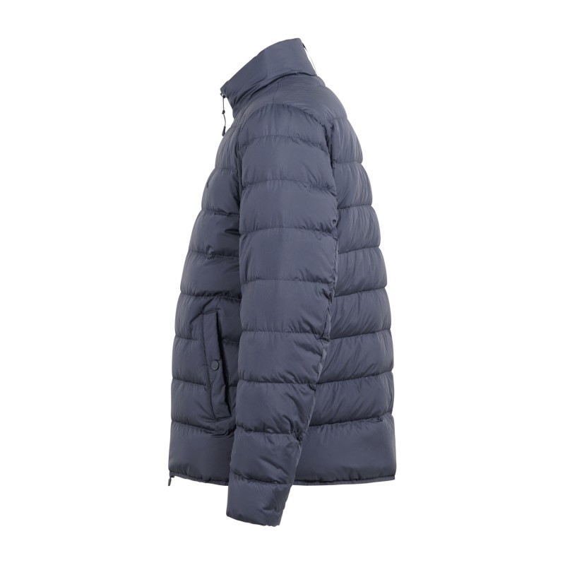 Harmont & Blaine - Giubbotto blu con effetto trapuntato ed imbottitura in piuma