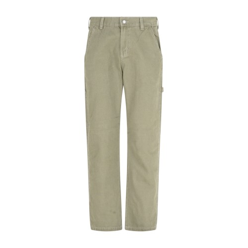 Dickies - Pantalone verde Carpenter in tela di Cotone per uomo | dk0a87pdmgr1