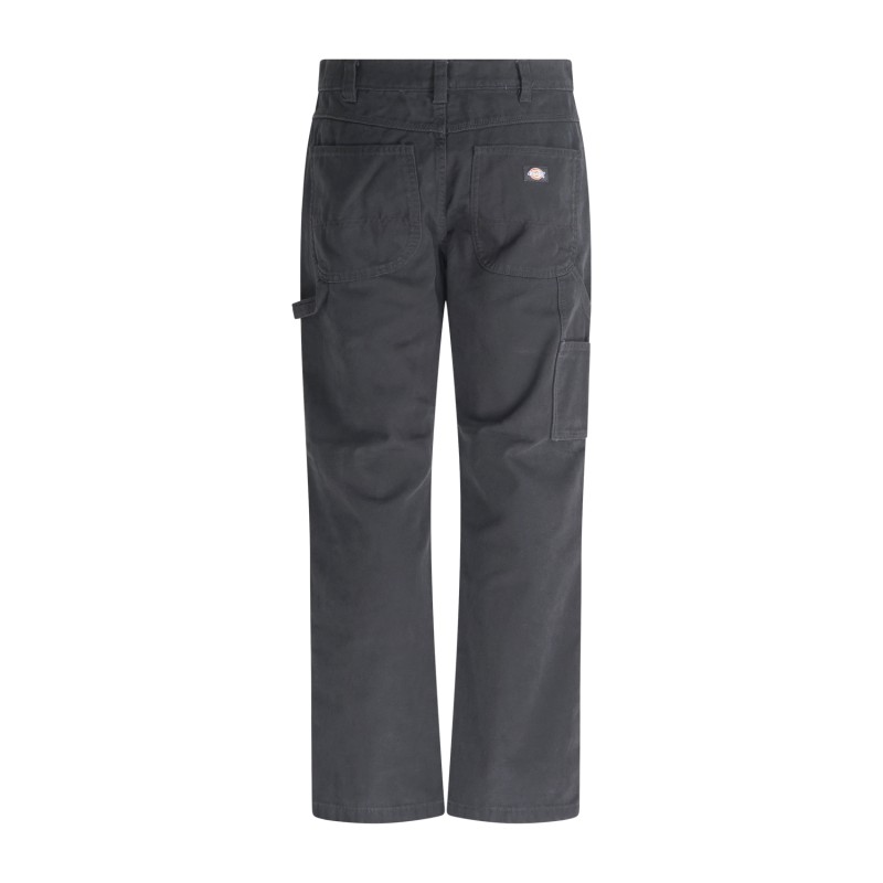 Dickies - Pantalone nero Carpenter in tela di Cotone per uomo | dk0a87pdblk1