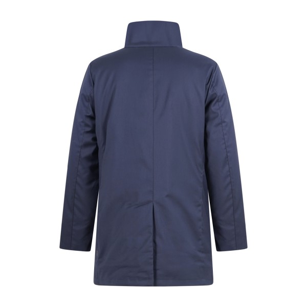 AT.P.CO - Impermeabile blu Nino con pettorina estraibile e staccabile effetto