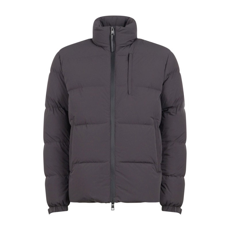 DUNO - Giubbotto marrone in tessuto tecnico bi-strech per uomo | ayrton licosa