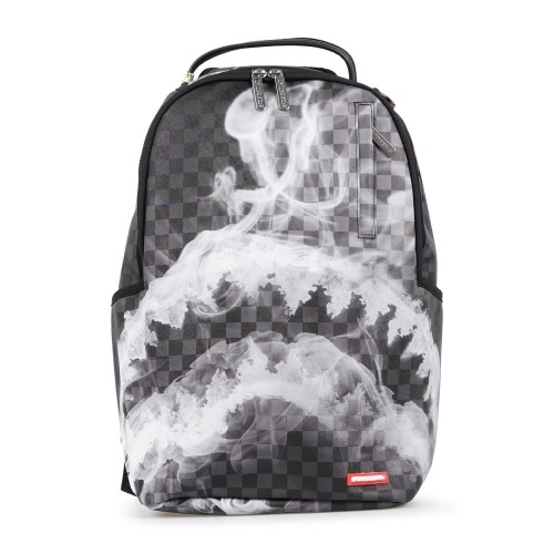 Sprayground - Zaino nero sip n' smoke grafica fumo per uomo | b8182nsz nero