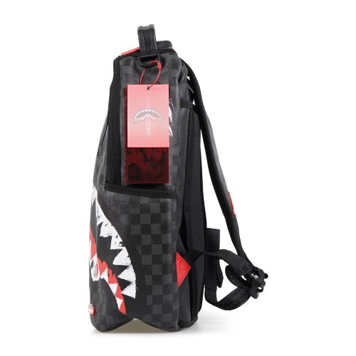 Sprayground - Zaino nero scribble shark con stampa logo per uomo | b7102nsz 2
