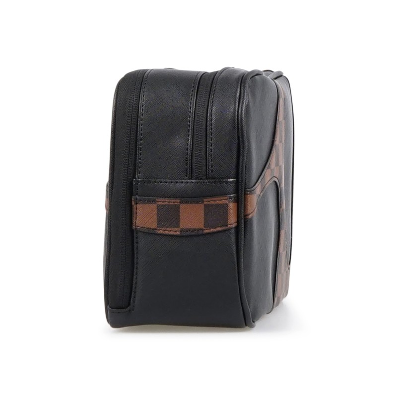 Sprayground - Borsa multicolore jetstream toiletry fantasia check per uomo |