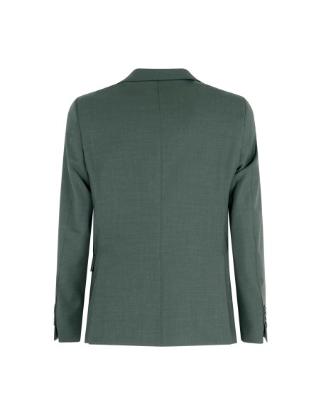 Alessandro Gilles - Abito verde monopetto Drop 4 in fresco lana per uomo | dp4c