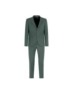 Alessandro Gilles - Abito verde monopetto Drop 4 in fresco lana per uomo | dp4c