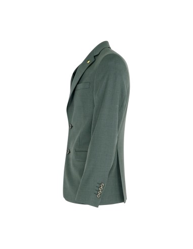 Alessandro Gilles - Abito verde monopetto Drop 4 in fresco lana per uomo | dp4c