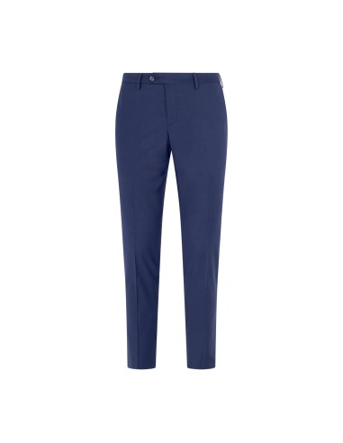 Alessandro Gilles - Abito blu monopetto Drop 4 in fresco lana per uomo | dp4c