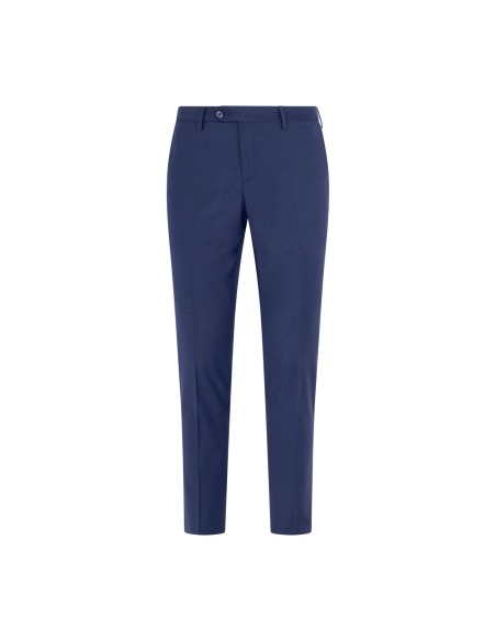 Alessandro Gilles - Abito blu monopetto Drop 4 in fresco lana per uomo | dp4c