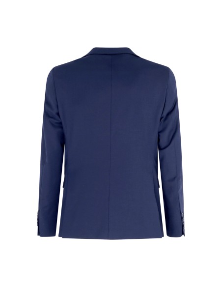 Alessandro Gilles - Abito blu monopetto Drop 4 in fresco lana per uomo | dp4c