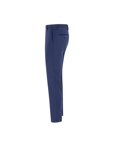 Alessandro Gilles - Abito blu monopetto Drop 4 in fresco lana per uomo | dp4c