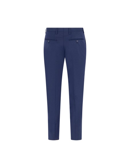 Alessandro Gilles - Abito blu monopetto Drop 4 in fresco lana per uomo | dp4c