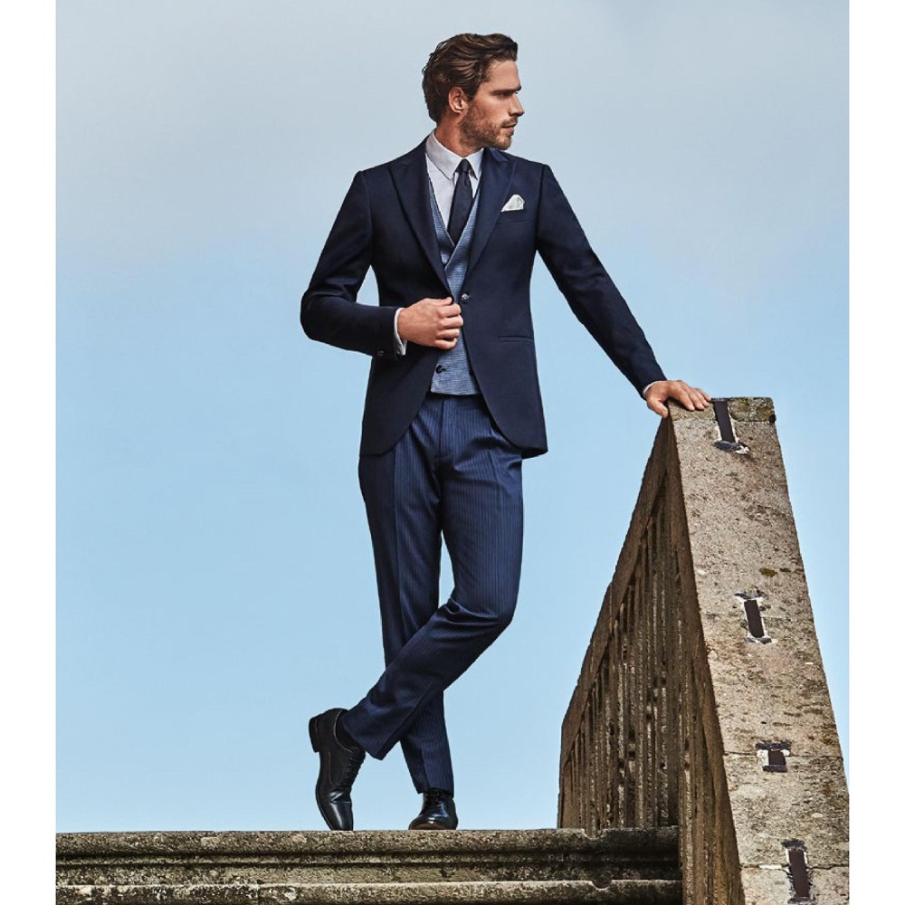Abito classico blu per uomo | MaisonBorracci