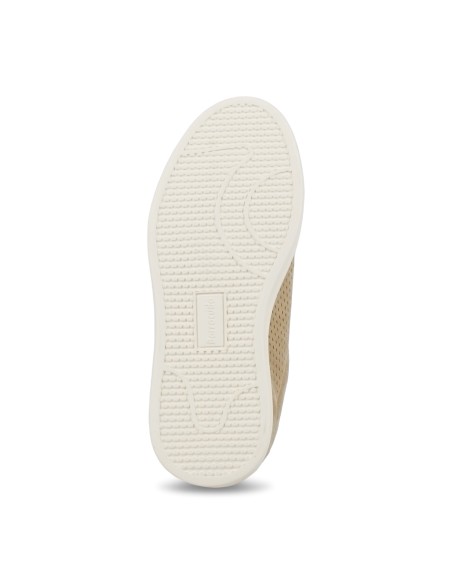 Barracuda - Sneakers beige Phoenix in morbidissimo camoscio traforato per uomo