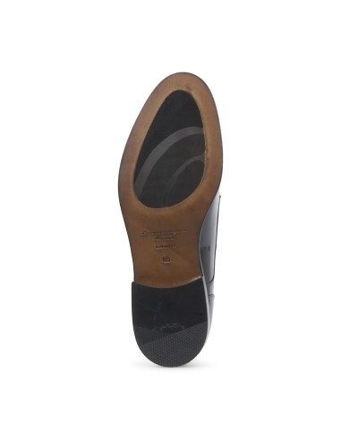 Calzoleria Marini - Scarpa derby blu in vernice perlata per uomo | cr-dbe