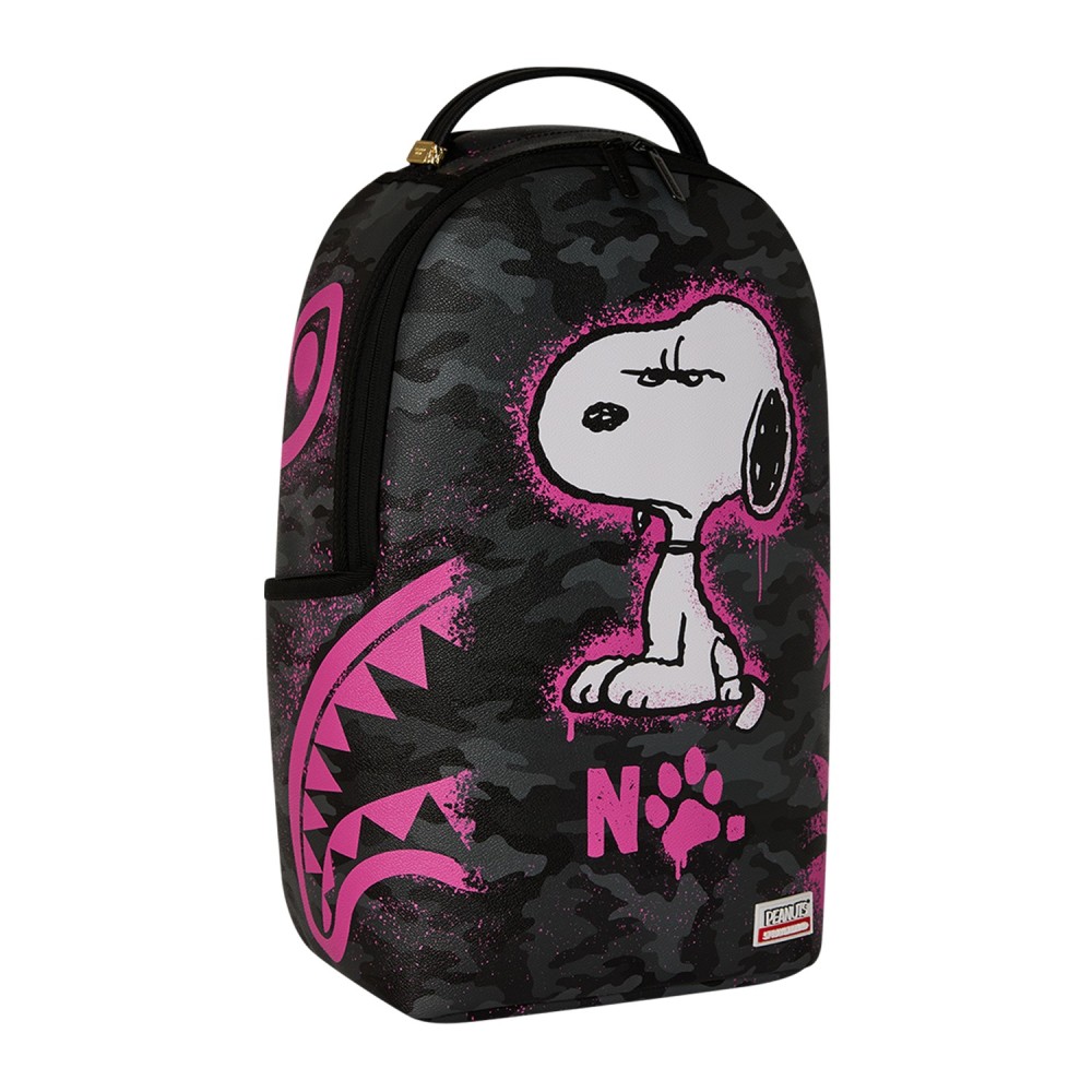 Sprayground - Zaino nero fantasia Snoopy pink stecil per uomo | b8781nsz
